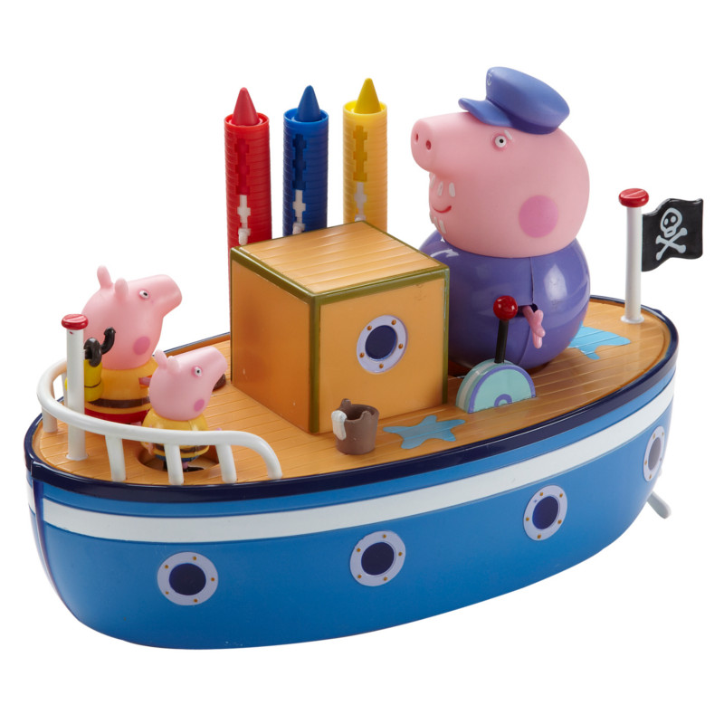 Peppa P[ig Peppa Pigs Bathtime Boat - Muddy Puddles